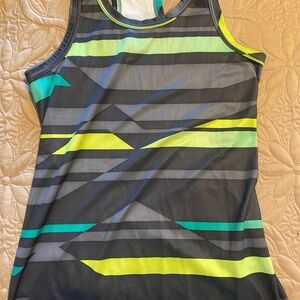 Nike Dri-FIT Tank with Green and Black Trim
